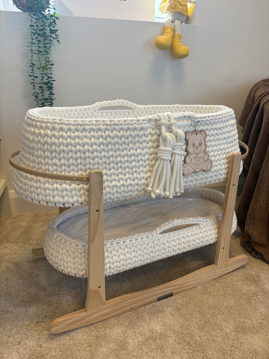 Crochet Moses Baskets without hood & Changing Pod